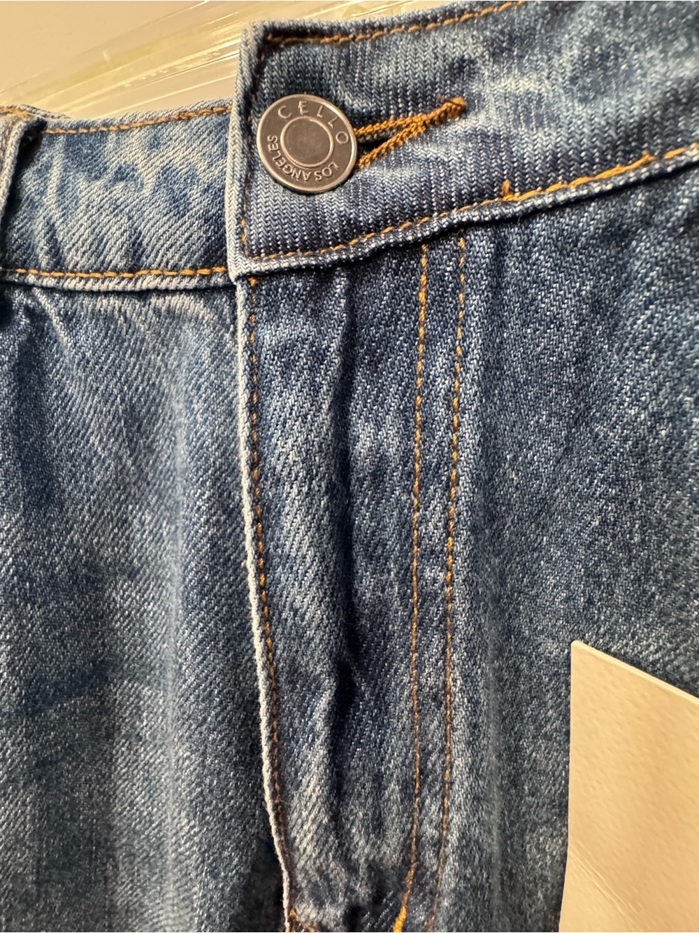 Cello Blue Ripped Straight-Leg Jeans - Picture 4 of 9